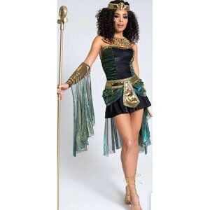 Eye Candy Womens Medium Egyptian Goddess Deluxe Costume Halloween Cosplay